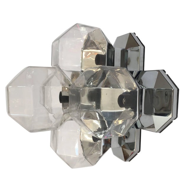 Large Modular Wall or Ceiling Lamp by Motoko Ishii for Staff, 1970s For Sale - Image 11 of 11