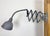 Gray Industrial Gooseneck Scissor Wall Lamp from Elektroinstala, 1960s For Sale - Image 8 of 18