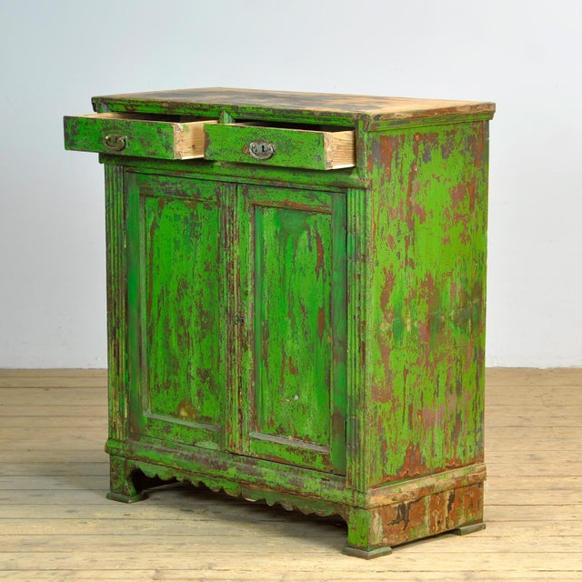 Green Pine Dresser, 1910s For Sale - Image 6 of 17