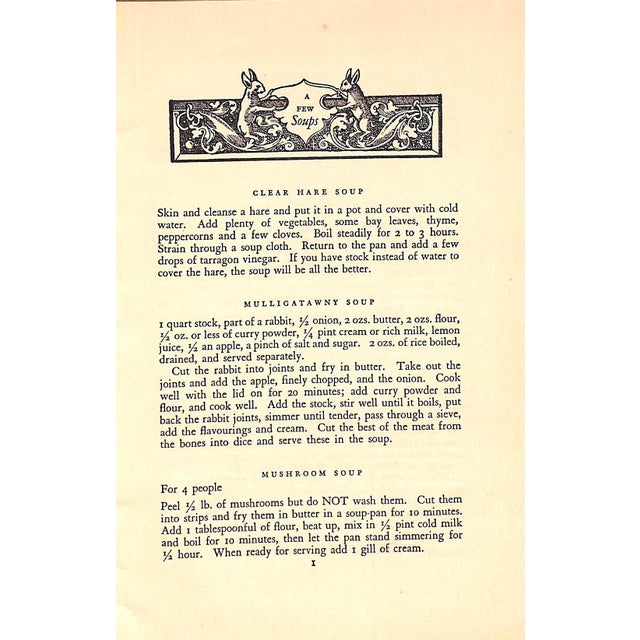 "Cooking Delights: Being a Collection of Simple Receipts for Those Who Care to Eat Well" Gurney, Ann For Sale - Image 9 of 11