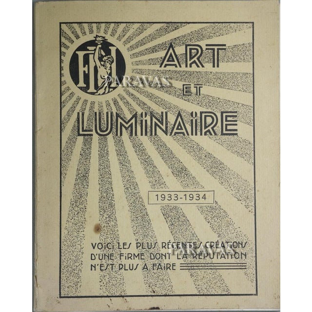 French Art Deco Lamp by Francis Hubens & Degue - 1930 France For Sale - Image 11 of 13