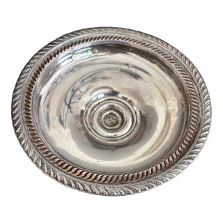 Vintage Sterling Silver Candy Dish For Sale