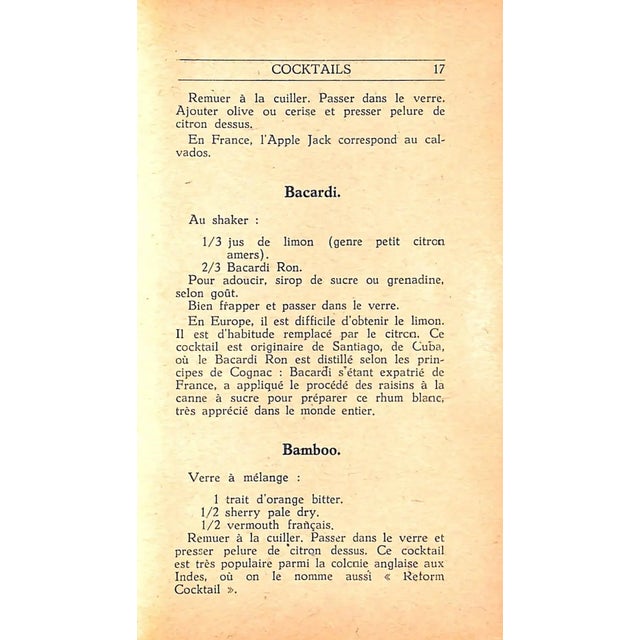 "L'Art Du Cocktail" 1930 Vermeire, Robert For Sale - Image 12 of 12