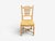 Regency, Four Dining Chairs, Painted Wood, Straw, Fabric, Usa, 1940s For Sale - Image 9 of 15