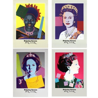 Bundle- 4 Assorted Andy Warhol Famous Queens Posters For Sale