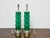 This striking pair of Italian Midcentury table lamps brings sculptural presence and vibrant color to any interior. Crafted...