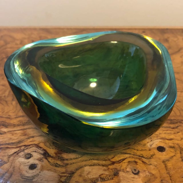 Murano Sommerso Bowl For Sale - Image 10 of 10