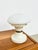 Mushroom Lamps in White Opaline Glass and Lacquered Metal, 1970s, Set of 2 For Sale - Image 4 of 11