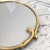 Mid-Century Italian Design Gold Oval Wall Mirror For Sale In Miami - Image 6 of 7