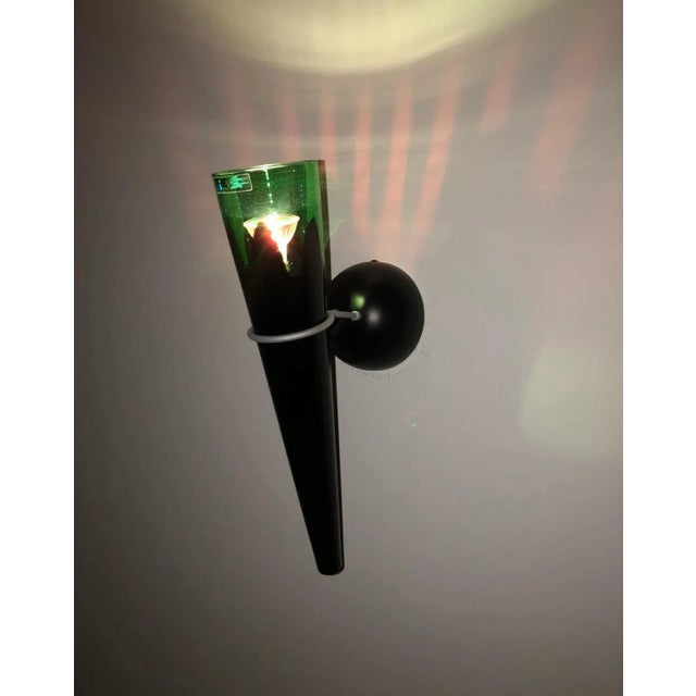 Late 20th Century Mid-Century Modern Murano Glass Wall Lamp For Sale - Image 5 of 13