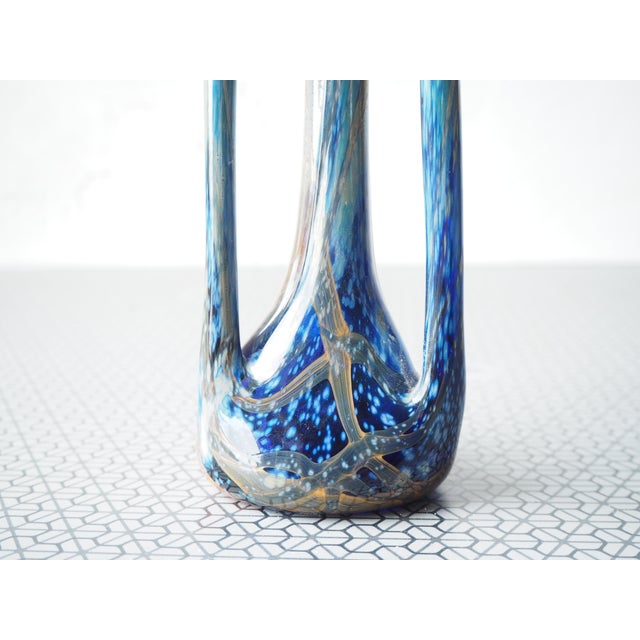 1960s Mid-Century Art Glass Vase, Bohemia, 1960s For Sale - Image 5 of 18