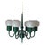 Forest Green Model 526 Chandelier attributed to Hans-Agne Jakobsson, Sweden, 1970s For Sale - Image 14 of 14