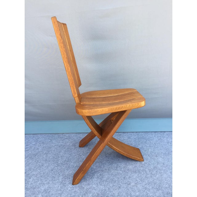 Elm Dining Chairs by Pierre Chapo, 1960s, Set of 4 For Sale - Image 10 of 18