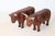 Brutalist Mid-Century Folk Art Hand-Carved Wooden Bull Sculptures For Sale - Image 3 of 16