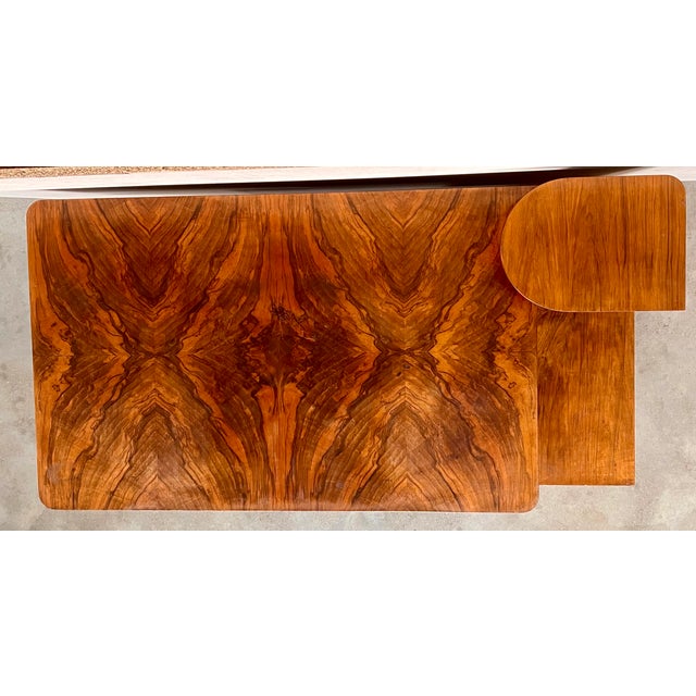 Art Deco Desk Table With Two Faces and Two Levels For Sale - Image 9 of 12