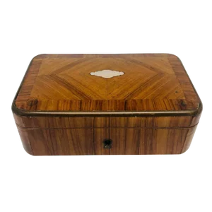 French 19th C. Kingwood Jewel Box With Key