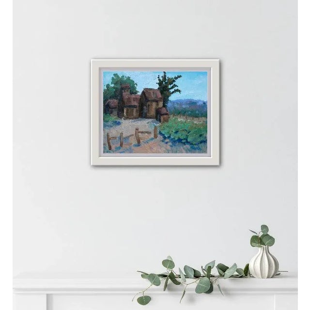 Textile Modern Landscape Plein Air Oil Painting For Sale - Image 7 of 12