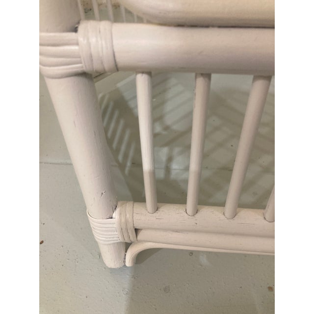 Boho Chic Ficks Reed Rattan Dining Table Base Only For Sale - Image 3 of 12