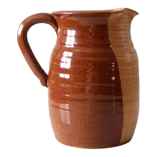 Vintage Studio Pottery Pitcher For Sale
