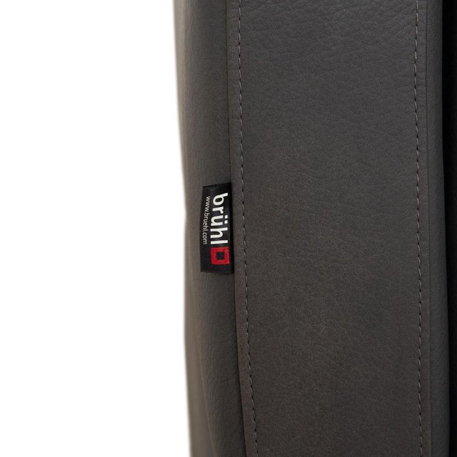 Alba 2-Seater Sofa in Grey Leather from Brühl For Sale - Image 11 of 15