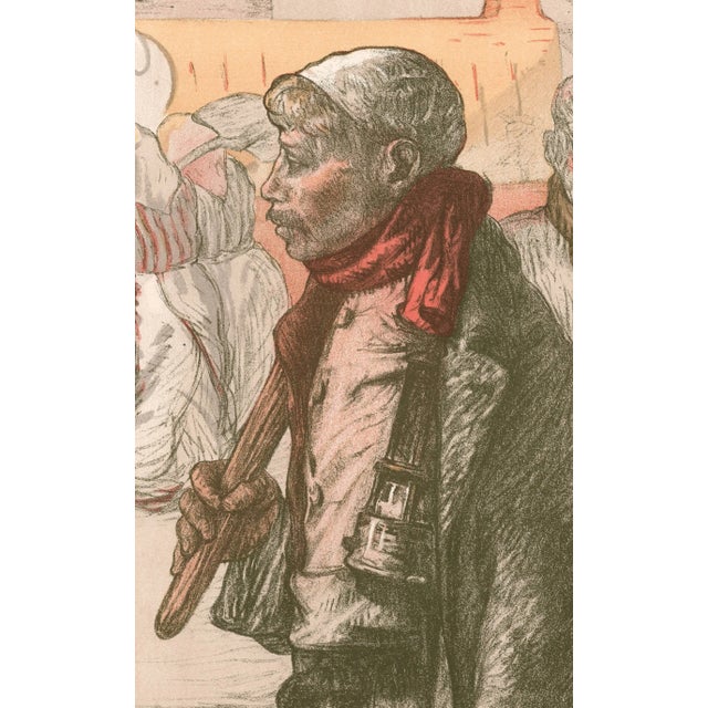 J. G. Besson, Au Pays Noir, 1898, Original Lithograph For Sale - Image 4 of 9