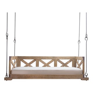 X Design Hanging Day Bed by Lowcountry Originals For Sale