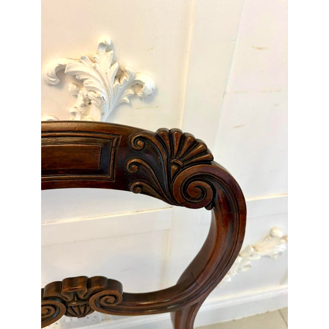 English Regency Carved Mahogany Dining Chairs, 1830s, Set of 10 For Sale - Image 11 of 15