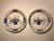 Mid-Century Set of 2 Hand Painted Studio Pottery Ceramic Plates by Peter Crotty England For Sale In Los Angeles - Image 6 of 6