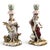 Allegorical Porcelain Candlesticks by Volkstedt R. Eckert and Co, 1895, Set of 2 For Sale - Image 11 of 11