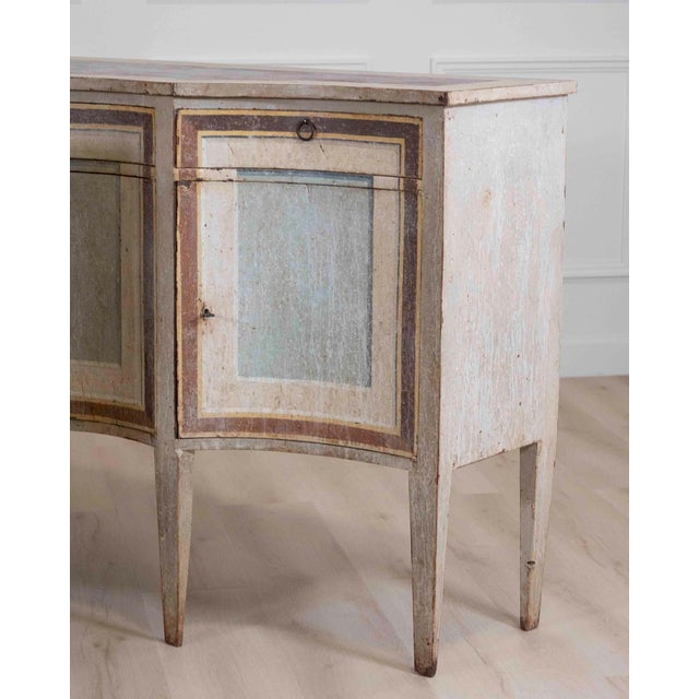 Italian Mid-19th Century Neoclassical Lacquered Sideboard For Sale - Image 9 of 9