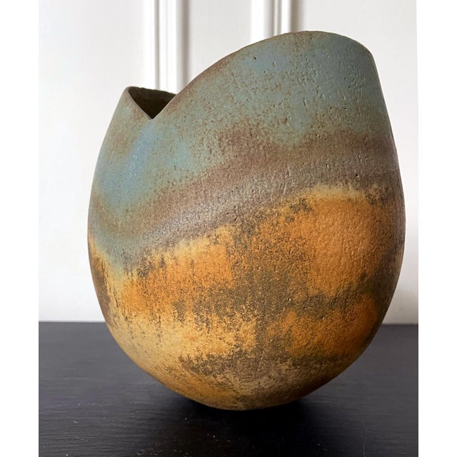 Ceramic Vase Vessel by British Studio Potter John Ward For Sale - Image 17 of 17