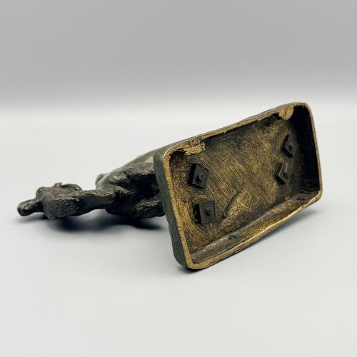 Black Alfred Barye, Bactrian Camel, Bronze For Sale - Image 8 of 10