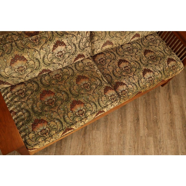 Stickley Mission Collection 'Fayetteville' Cherry Frame Sofa For Sale - Image 9 of 18