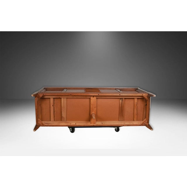 Mid Century Walnut Credenza Dresser Bassett For Sale - Image 9 of 13