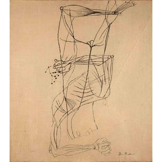 Ben Shahn, Contemporary Pen Drawing on Paper, 1950s, Paper For Sale