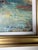 Blue Vintage European Impressionist River Cityscape Oil Painting on Canvas – Framed For Sale - Image 8 of 10
