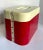 Mid-Century Modern 1960's Retro Hampa Red Stacking Plastic Picnic Box for 4 For Sale - Image 3 of 13