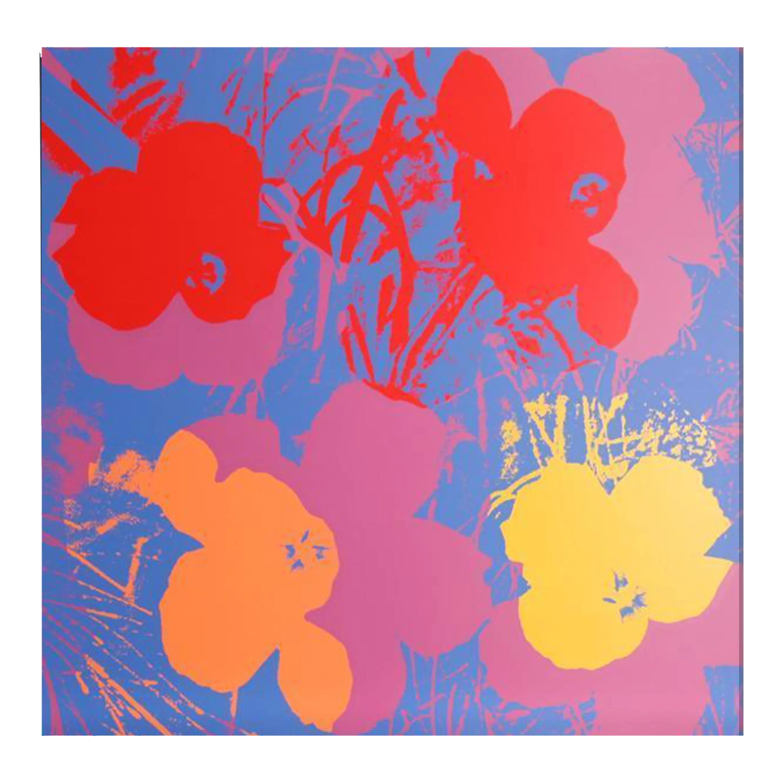 Andy Warhol, Flowers Ii.66, Screenprint Created by Sunday B