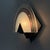 Crescent Moon Wall Lamp in Satin Murano Glass and Metal, 1970s For Sale - Image 4 of 14