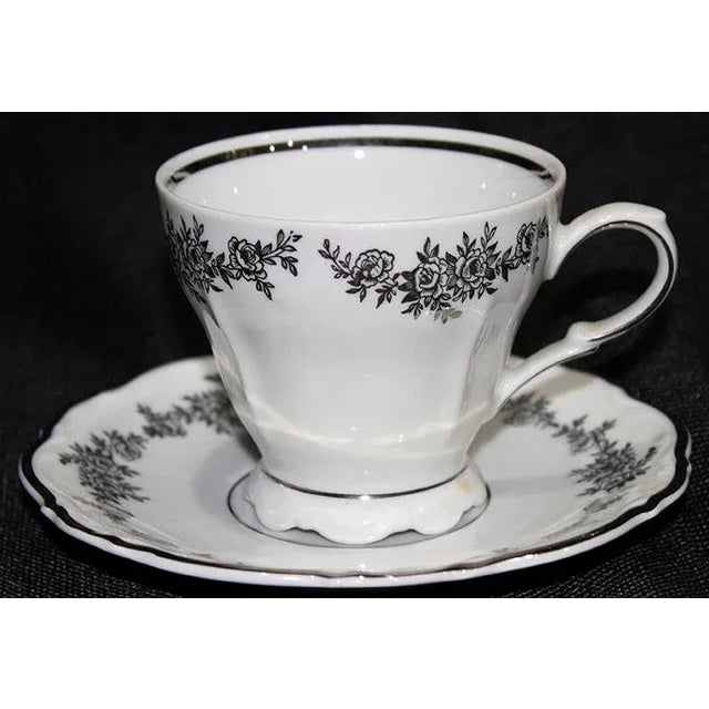 Bouquet Classique by Bkj Fine China Coffee Service - 27 Pieces For Sale - Image 4 of 8