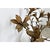 Brass Vintage French Gilded Metal Basket of Flowers Wall Sconce For Sale - Image 8 of 12