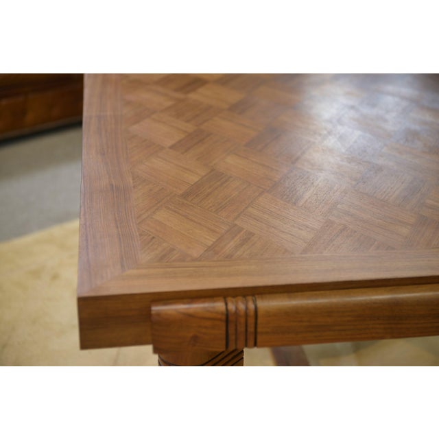Walnut Dining Table, 1940s For Sale - Image 4 of 14