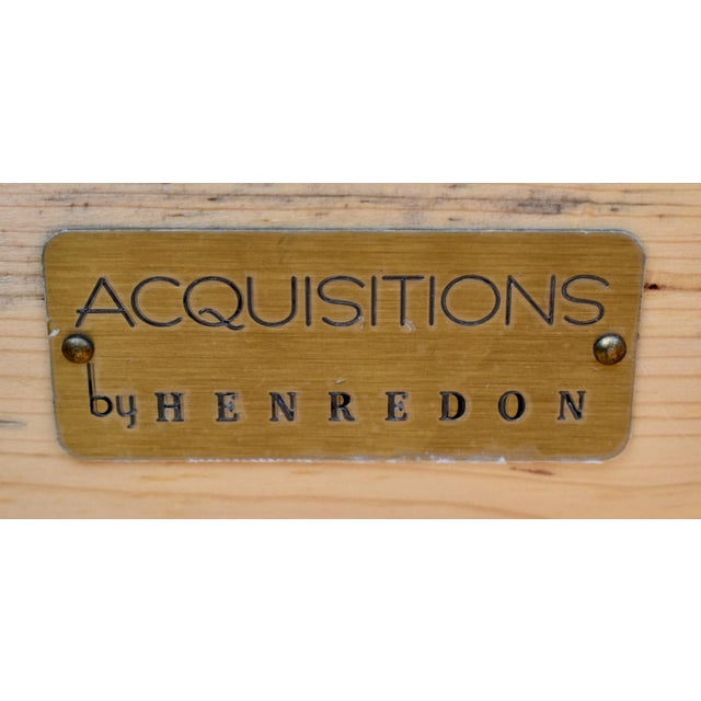 1990s Vintage Henredon Solid Heavy Pine Spanish Baroque Chest of Drawers For Sale - Image 5 of 13