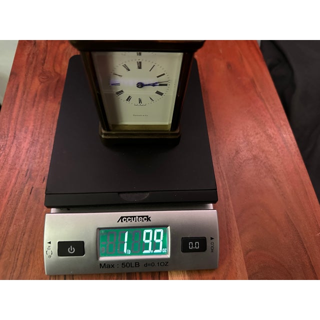 Mid 20th Century Tiffany & Co. Brass Carriage Clock For Sale In Los Angeles - Image 6 of 10