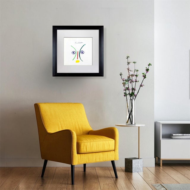 Pablo Picasso La Amante (The Lover), 1962 A beautifully presented limited edition color lithograph by Pablo Picasso titled...