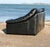 Sofa by De Pas, D'Urbino and Lomazzi, France, 1980s, black leather, Cinna. Foam base, large cushion, very comfortable....