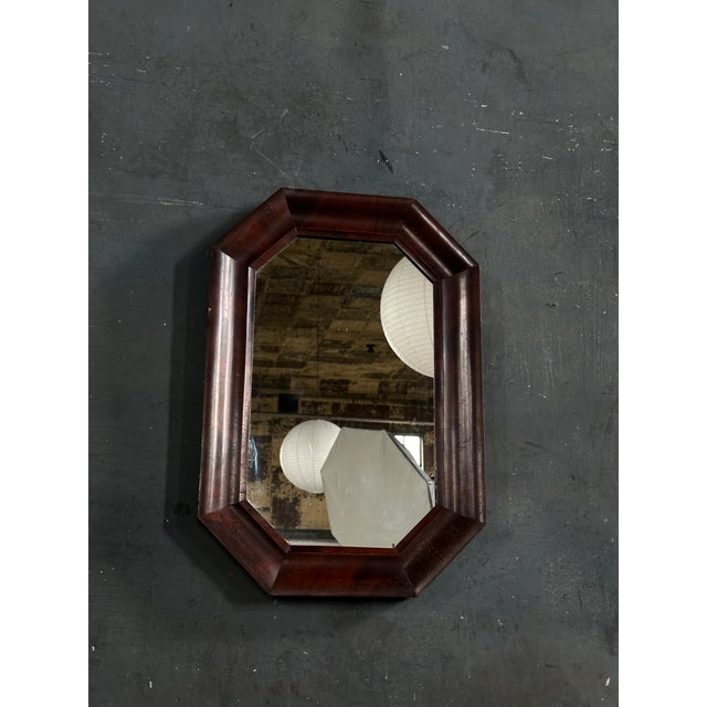 Late 19th Century Geometric American Empire Vanity Mirror For Sale - Image 6 of 6