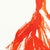 2020s The Orange Cloth 3 - Abstract Flowy Minimalist Figurative Ink Painting on Paper by Bettina Mauel For Sale - Image 5 of 7
