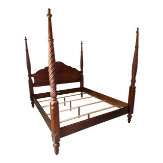 4 Poster California King Bed, Classic Montego Style by Ethan Allen For Sale