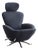 Dodo K 10 Lounge Chair in Duca Anthracite Fabric by Tohiyuki Kita for Cassina, 2000s For Sale